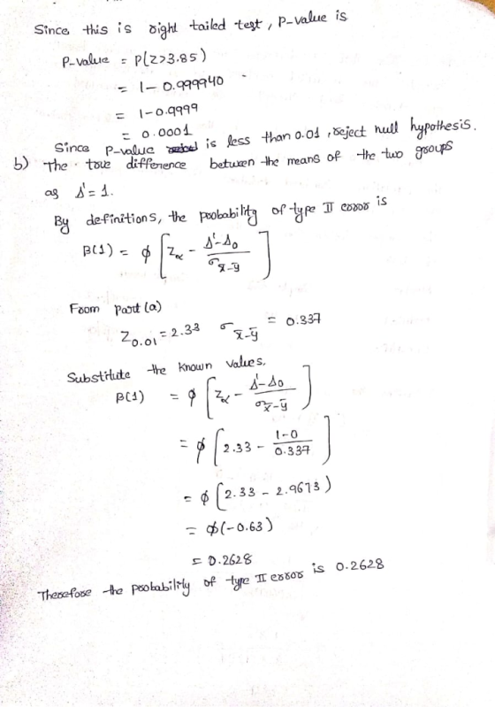 Since tis is igh tailed test, P-value is P-valuue plz3.8S) こ0.000 P-alue sziJ is less than o.o ,»ject hutl hypothesis enence
