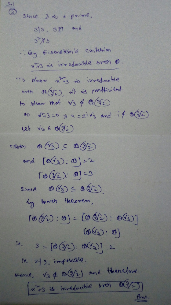 Sinue Prime 313, 31 GFisens kein s cankni on 3 as17ednuible ren a3 nimredinuible ntuent to Maom that V 3022ivs amd i o) et v