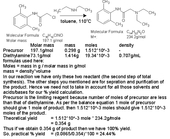 СНз CH3 NH NH CHз Нас CHз NH toluene, 110°C CH3 CHз CHз Molecular Formula: CH2NC 234.2g/mol Molecular Formula: CHCINO 197