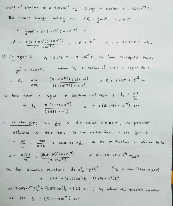 mass of electro n m ะ 9.11x10-3-kg, The kineHe energy inibially was e-s-l-6x10c of charge electron 2. -19 1-6 x 1O 7 z) u= 3