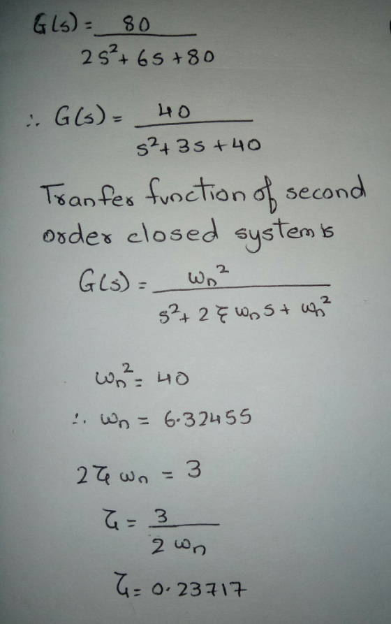 2 52+ 65 80 Teanfes function of second osdes closed system s !, uon= 6.37455 ζ: 0.23717