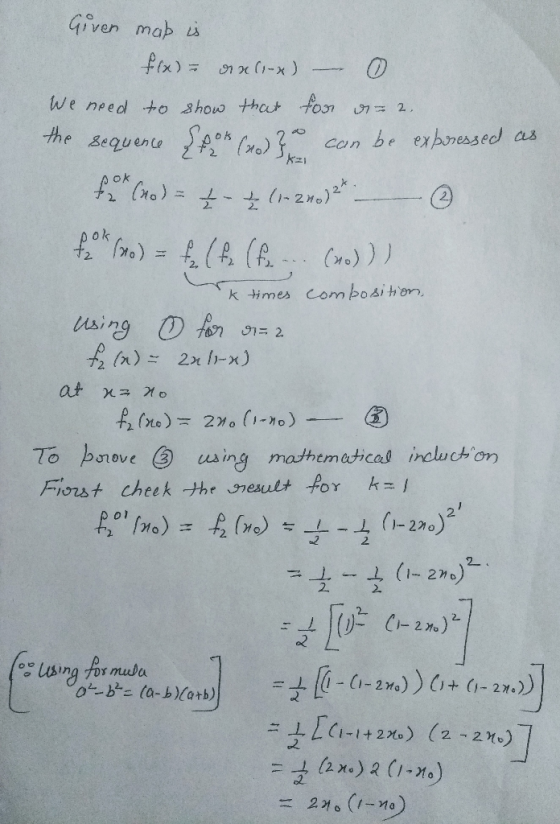 Given mab th o k 2. k times com bosi thor, To boove using masthemedtical inoluch on Fiorst cheek the neutt for k / 2 낮-1 (1-2