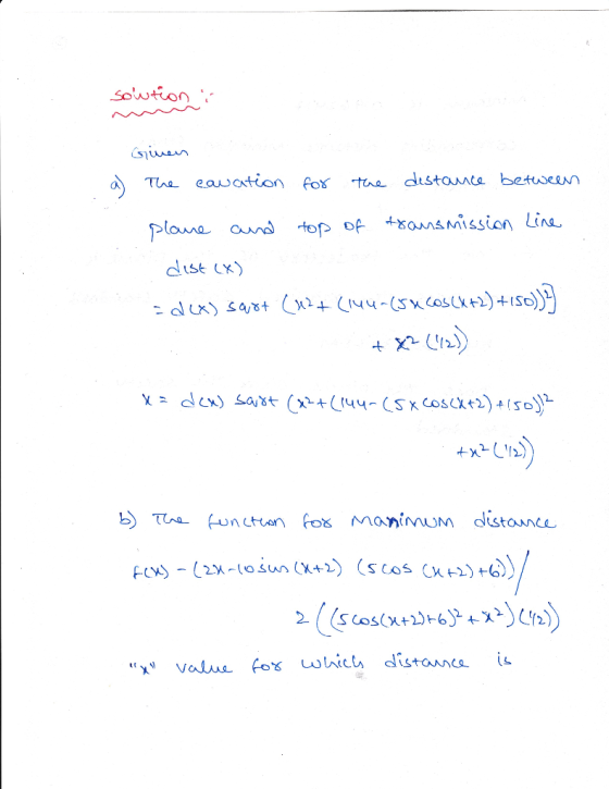 Soution sua cdust Lx value fos olicth distanca i