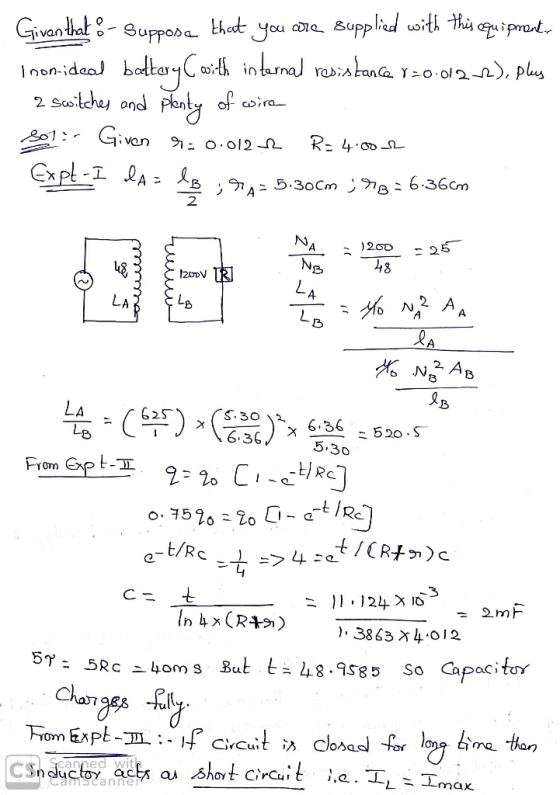 Supplied usith hs im Givan thatSupposa thetyou badtaryCrh intarna vn Soilchey and Pnty of , plus Y2o ol 10on-ideal sira 2 Gi