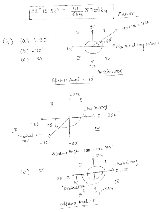 ai om 0 9o 43c 360+7D (4) (a) u30 b)-0 0 C-3A 270 Anticlockwwise -270 itcl ro >0, 360 -180 ·70 leyrw You -90 3지2 (2) -3T -3万