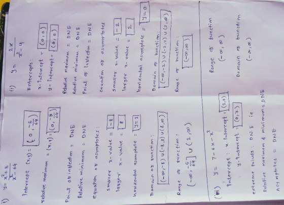 y= 2+5 2X (0 J= メー64 intercept (a) -1(く Intercepts: n-utere ept Telacive maimum oo) (,y) y-intercept (o, o) o) 79 Relacti ve