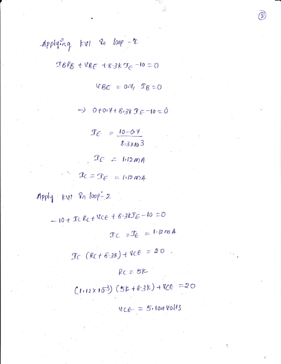 TE = 10-04 8.3X10 3 Apply t in loop 2