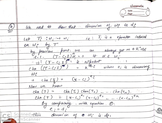ClASSMAte Date ωρ λ.gd to show Hatdneon on w. ως ек coropaJaj% , with equation Scnned-Hai dimsin L 18 almScanner