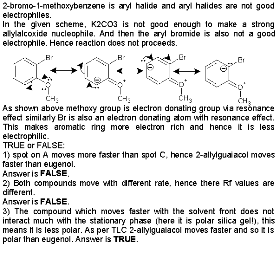 2-bromo-1-methoxybenzene is aryl halide and aryl halides are not good electrophiles In the given scheme, K2CO3 is not good en