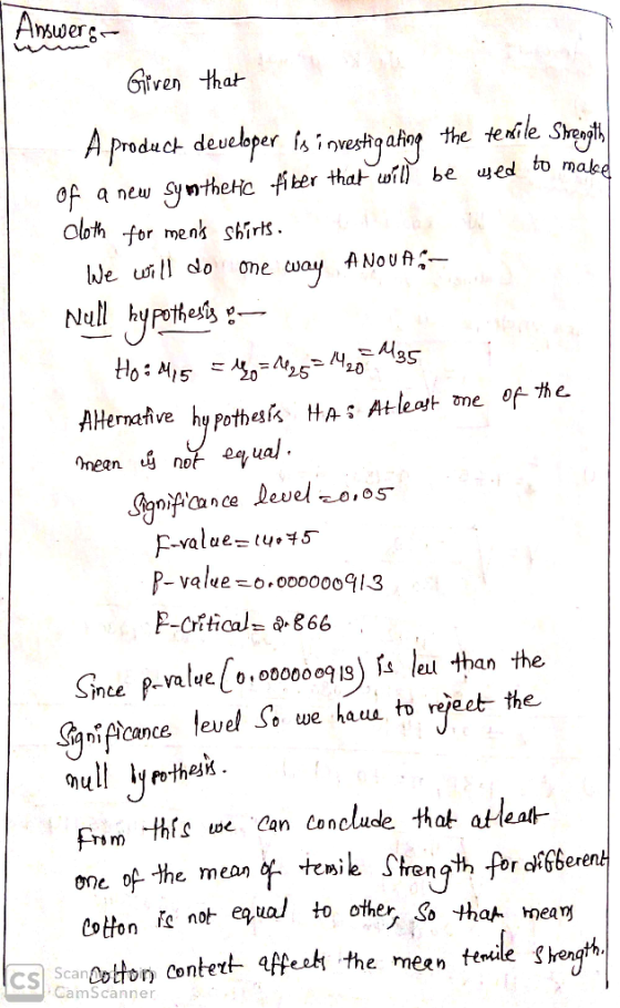 Given that rodu ch- develbper is i nvestqako the teni Sreath Oloh for menk shirs hull hypothesi P-value-o.o00000913 P-critca