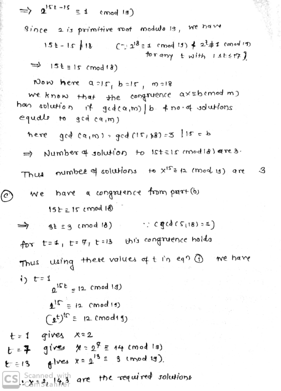 St-1S +he congruence axsbemed m) gcdča,m) | b fna.qt、du.Hons nohw that har soluto n here have α congruence fDm par+ (b) 15と 1