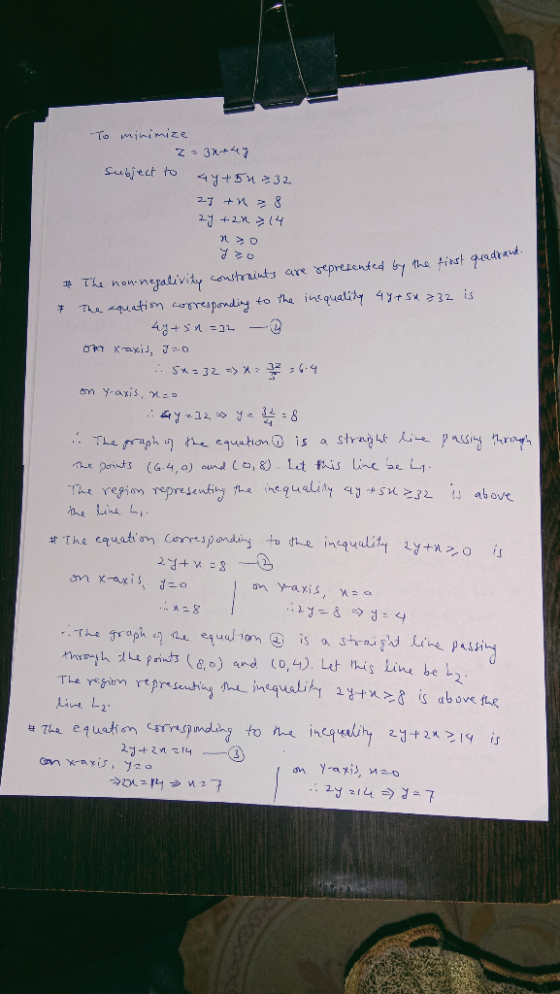 To minimize 71 갔 The equation Corresponding +D dAL inqualit1 y+120