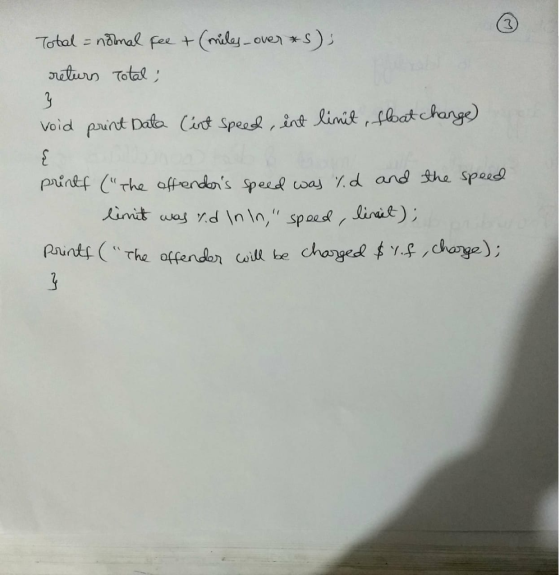 3 prir&f (The offendns SpeeQ was Y. d and the speed Part f (mhe offender oill be changed $ .4 xchange);