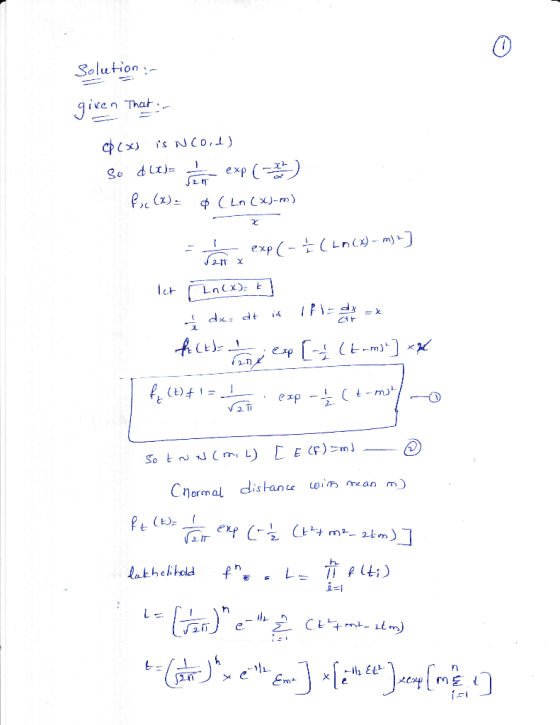 Solution :- Jive n Tha 七 Car 2-D) 2. TI Cnormal distane wim man m) 오디