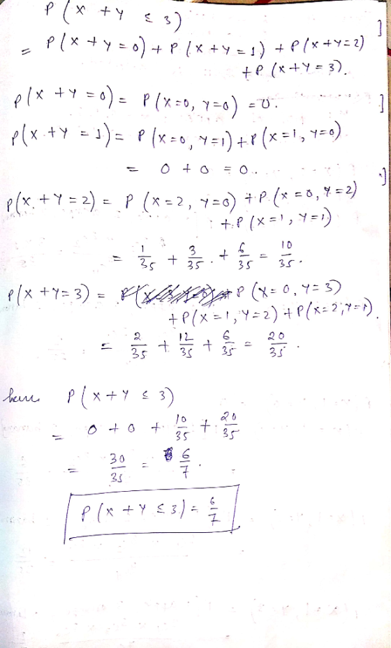 (x 3 Plx elx = O. (x 8, 2) x.+=2) (R2, 3 3 3 5 +y= 3) = tP(x,2) (R= 2,7=). 20 35 35 30 3 35 35 30 26 £3)