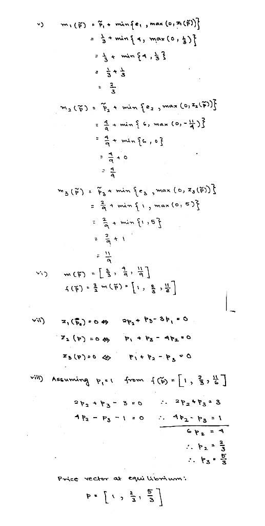 ma -3win, max (o, min , max min,o} ,max (o, ,(F) 3(F)F2* min mim 5 vil) vii) Aseuming P, from f 2p24 P3 a 3 eani ubiwm Pice