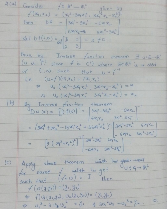Consider ven b tbus b Inverse-/unction , theorem u:E-R- u us (1,0) such, that o/ u.* e function thecrem p-30 İthh (c) // Appy