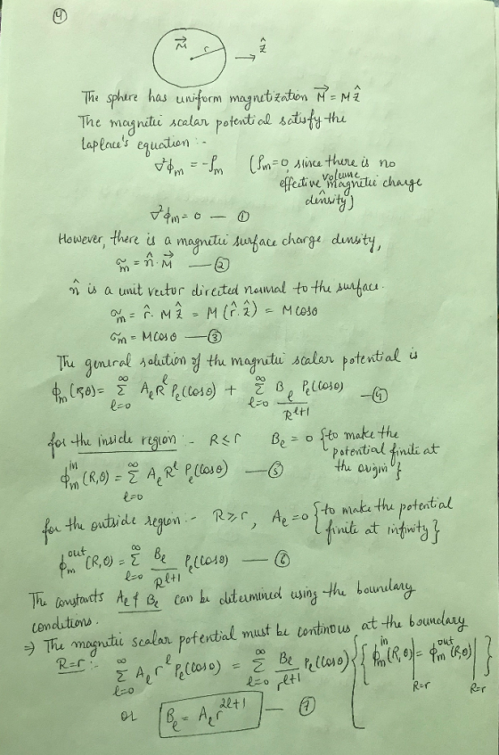 The hegnilu scalan potentio!名atuty the aptnuet etin li However, there iu a maguti fae chag dnsy, n is a unit vectur directud
