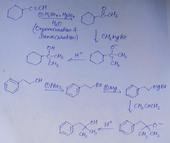 C=CH (Orymercuation& Deme curation) CH하용 Br OH 구-CHS CHe cHE OH OPBis CH COCH2 CH2 CH2 CHa CH2