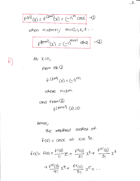 2 (2m m+l emti) So and fom② Hence the sved seRes of 31 5