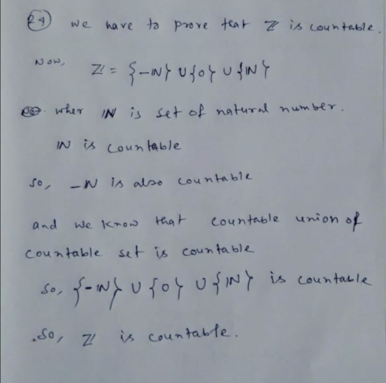 Wehave to Poe ta is Loun table IN Countable and we km。~ herat countable union Coun table set is coun ta ble