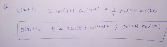 u(tle 2 os(8t) Co s 3 Sinut) os(2x 2 Cos(8+) Cosl4nt t