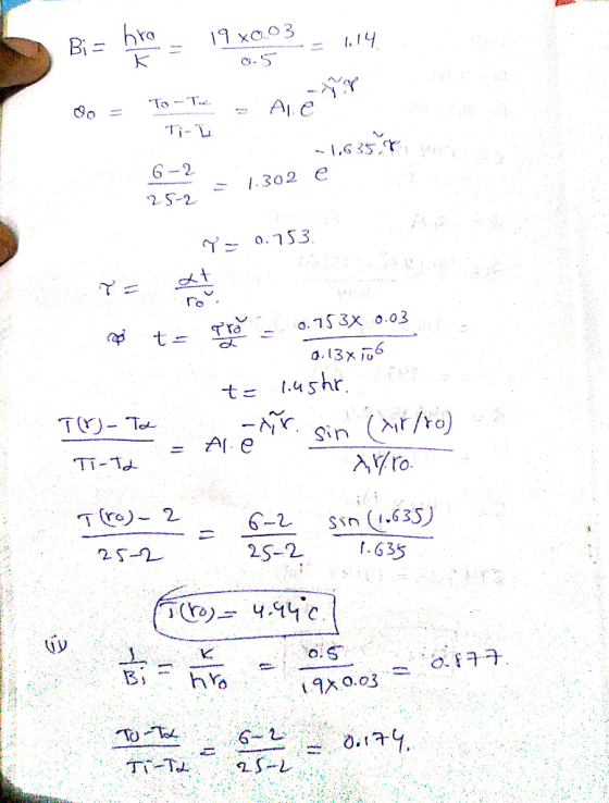 1 xo.o3 Bi ご 1.302 e 2 S 2 o. 7S3x o.o3 1.45hr. t= Sin (/to) sin (1.635) r.635 5 3 6-1 一 2S- 2S-2