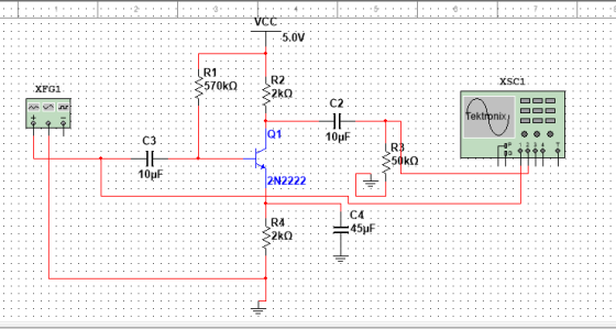 5- 5.0V R1 xSCi XFG1 C2 Q1 C3 10pF 10pF 2N2222 C4 45uF R4