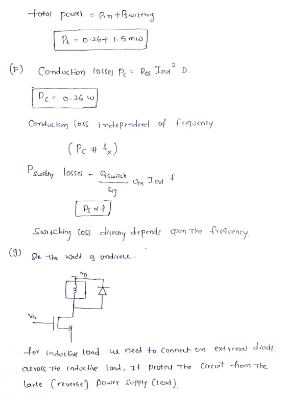 otal poweY Pmtiteig O26+ 5 mu (F) ComducHon lossej P D. O26 w Conductin (0ss independend of frenoeney (Pc #) Pswithy losses G