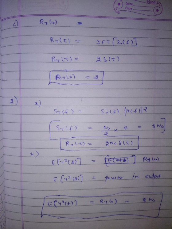 Nand s Date Page R+(o) 2) (母) 2 No