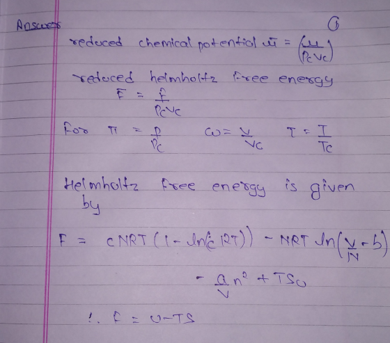 Yeduced chemical potentotud-ALL, 上 lc Hel mholtz vee eneg ts given IN
