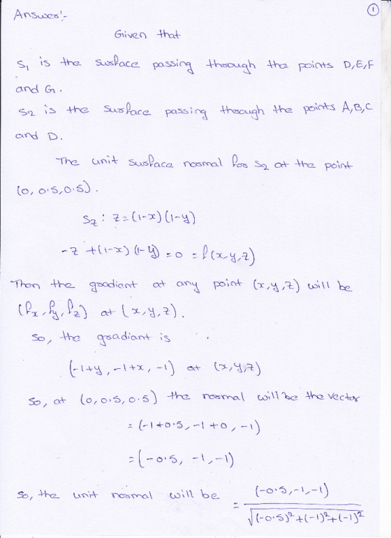 Given that s, is tha SusPac passing and G re·passing theongh the points A,B,C ard D The unt uaca osmaa tha poin 2) at so, the
