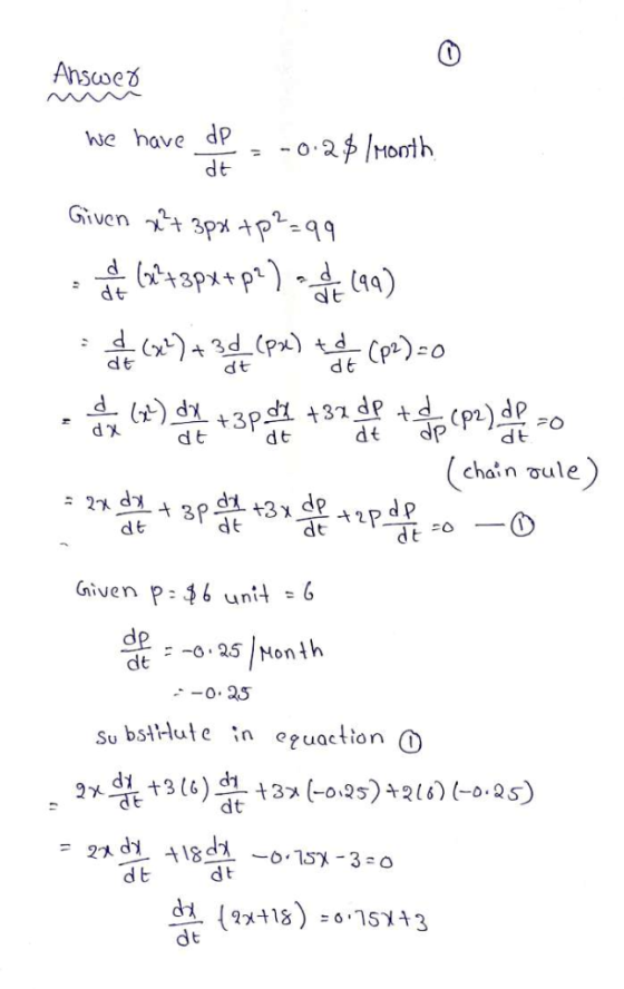Given χ.43Pメ+p2-99 dt dt d E d t chatn aule dt dt Given p: $uni 6 dp dt .25Nonth Su bstHuten eguaction O dt