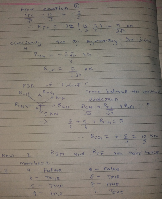 eayatyor From REC J2 KaN 2J2 yanedyfox jeind Jue aidardy H RHG KN Ryc KN 3J2 C Poimt FBD balance vertica RcG ReF Force REH di