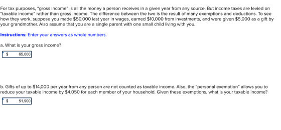 For tax purposes, gross income is all the money a person receives in a given year from any source. But income taxes are lev