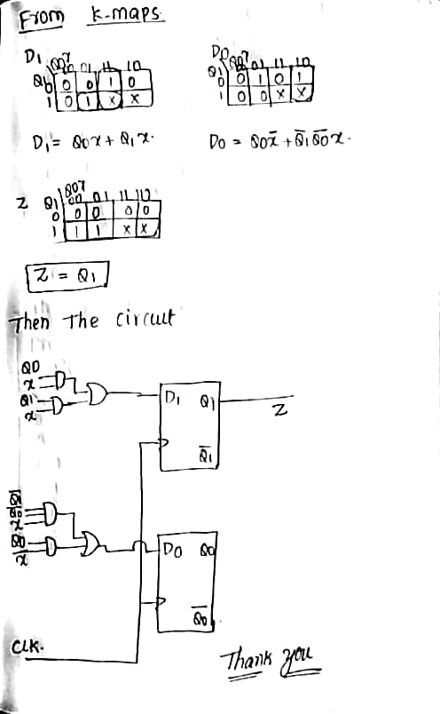 0 Then The cir cuut D, Bo Do clk. Thank