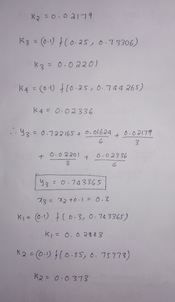 K2=o.oa g K3 .0320) k4# 0.02336 уз = 0.743365 733 toO.3 h-(01) t ( 0-3, o. 743365) ka = 0.0313