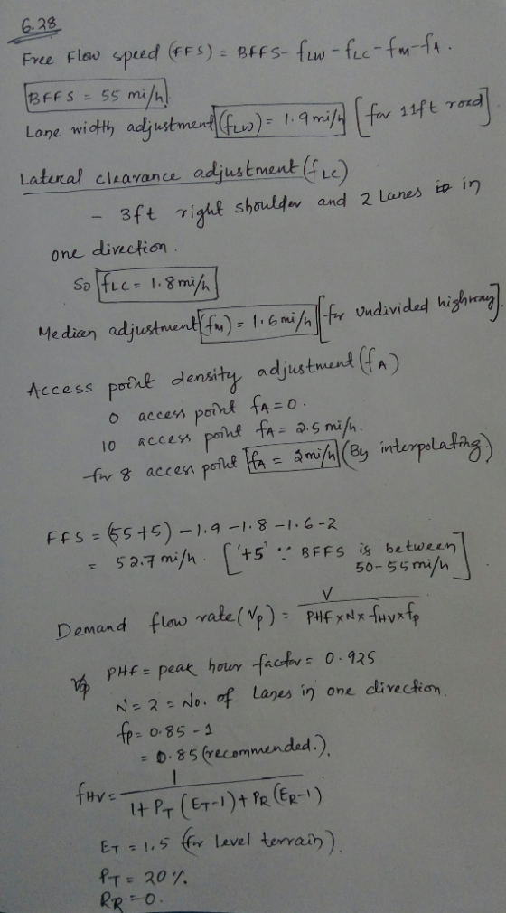 28 Lane widt, ahutmerflaw):1.qrnid I fev 11-ft γ atnal clravanceadjuatmenat ifre) adius -3ft dinction righk shoudlda and 2 la