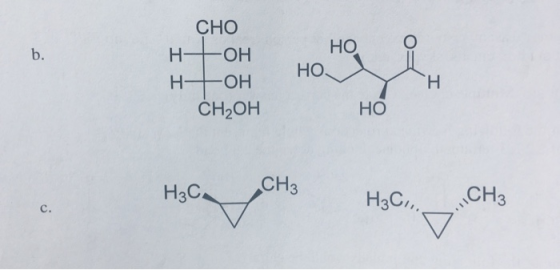 CHO но о b. CH2OH но H3C CH3 На