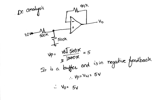 Dc an 99X Vo 500X t is a ota and isin neqative jeedbaok 1r is
