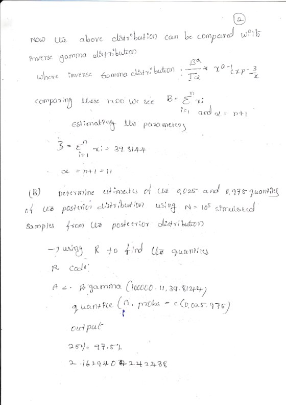 Nouo abuton can be compard uw91 Pnvers gommastribubon where inverse Ta com}00%TA LL.cse ㅓ.u00 we see R cocle A. R gamma co-,.