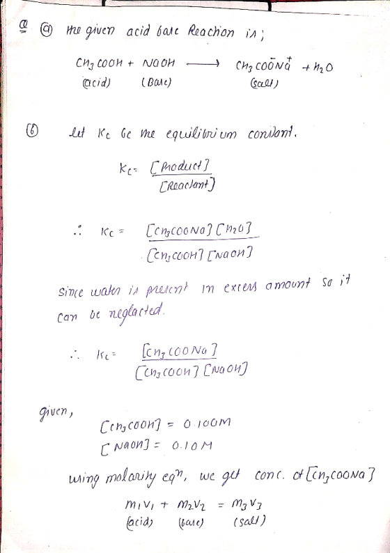 @) ma given aci ĢeLU ) LReaclant) Can be neglactd