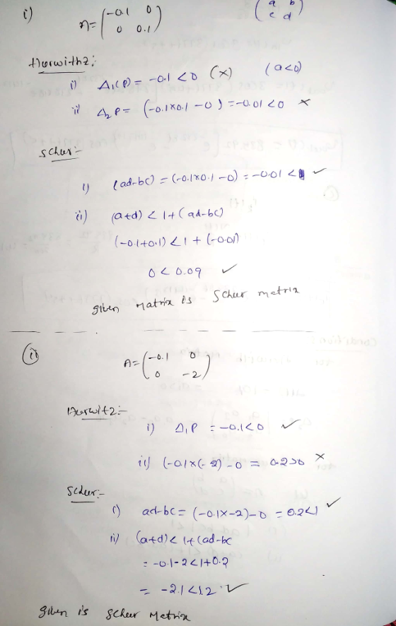 a b c d 0 0. ad- b ) (atd) I+ (a-b 0 < 0,09 (a4) od-t