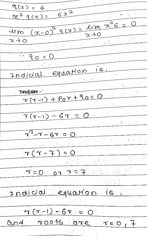 indicial eind ve