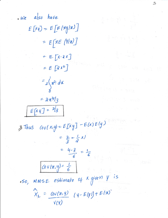 . we also have 룹.ax, 4-3 6 6 .so, MMSE estimate 아xgiven y is VCY)