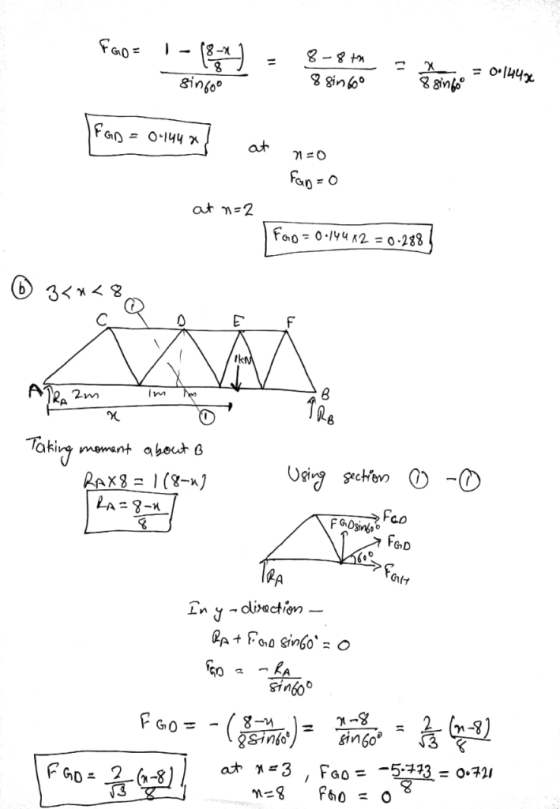 Fao= -(8-x Kt8-3 8ginfo ginfoo Fan O144 at at n-2 Fao- 0-/44 2 = 0.288 3x8 IkM Toking BAXS=1(8- LA=- memant about 6 Fao FGDSn