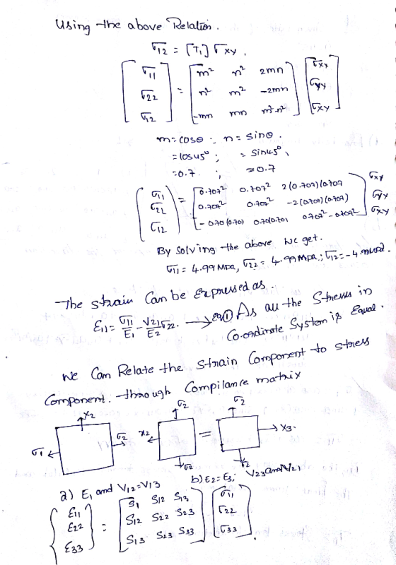 using -lhe above Relalon o-to-o.to? 21ο 구。*) lo?o9 >Gy By Solving -the above wc get The staain Can be pmused as Co.ondirae Sy