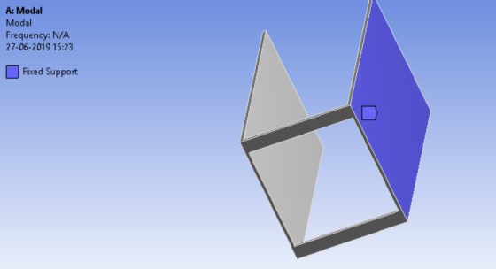 A: Modal Modal Frequency: N/A 27-06-2019 15:23 Fixed Support