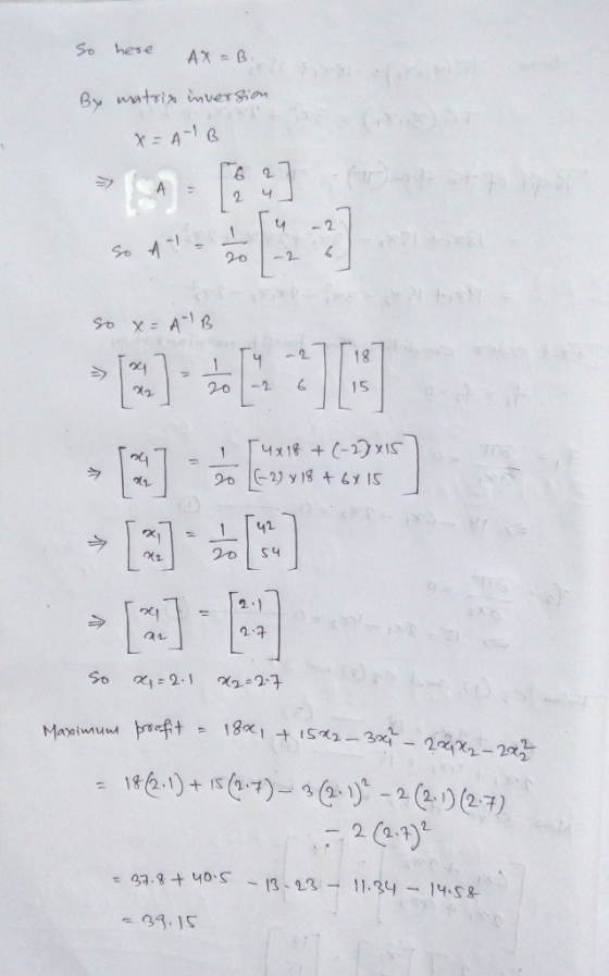 So here AX=B S0 20 2 615 012 ˊ冏.듦[S qレ Igle.1) +1S (2.*)一g@ヅ-2(2. I) (2.7) = 2 (01) = за.gtuo.s-13.13-11.Зу-14-Sg. 39. IS