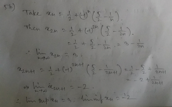 Take n 2- hen 2n ()3h 4 12 2n 2 2 2 1 - 24 21t -2 lin Sup 2n 3tmk 13